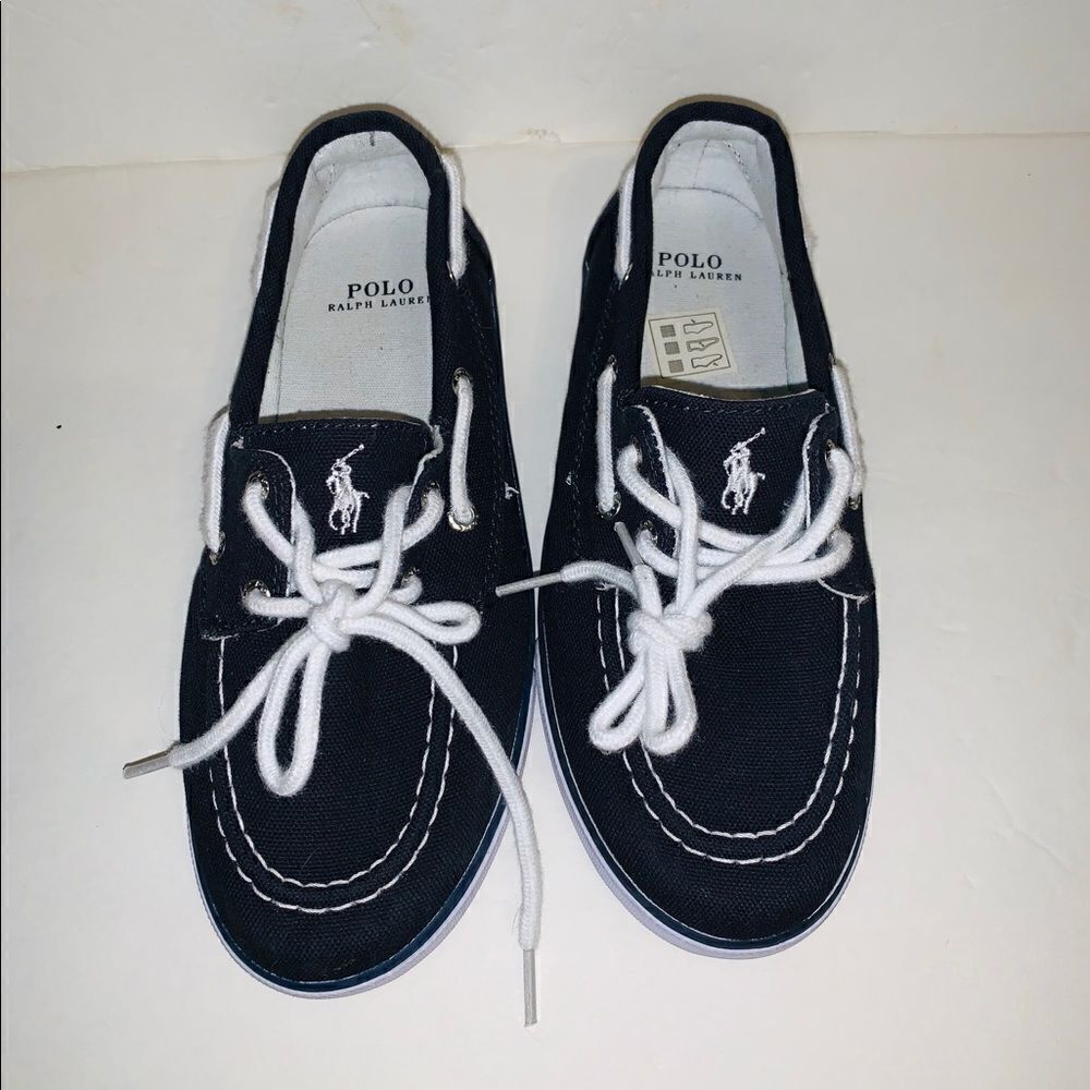 NWOT boys Ralph Lauren Polo boat shoes size 3